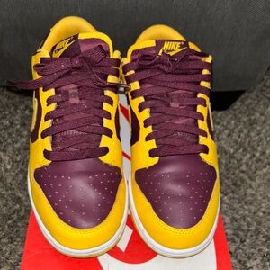 Arizona state burgundy/yellow